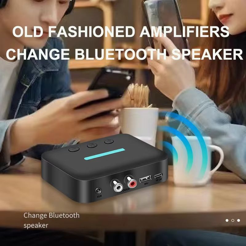 Bluetooth 5.6 Audio Receiver 3.5mm AUX RCA USB U-Disk Stereo Music Wireless Audio Adapter For PC TV Car Kit Speaker Amplifier