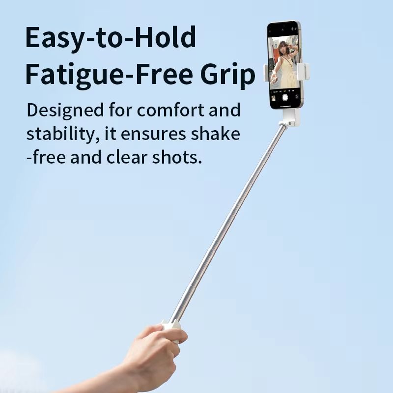 Mini Bluetooth Selfie Stick, 360° Rotating Foldable Phone Stand for Live Streaming & Phone Photography (Universal Compatibility)