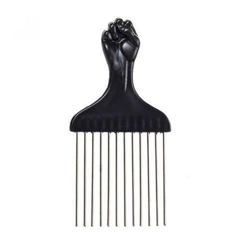 B Afro Metal Comb Wide Toothed