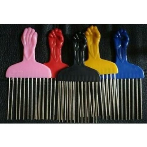 B Afro Metal Comb Wide Toothed