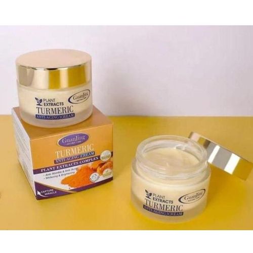 Guanjing Plant Extract Tumeric Anti Aging Cream For antiwrinkle, antiaging ,Brightening & Whitening