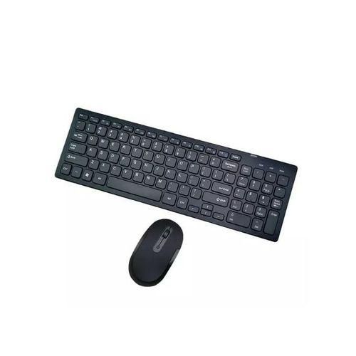 Mini Black Wireless Keyboard And Mouse Combo