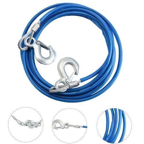 Fashion Heavy Duty Emergency Car Tow Rope Cable With Safety Hooks