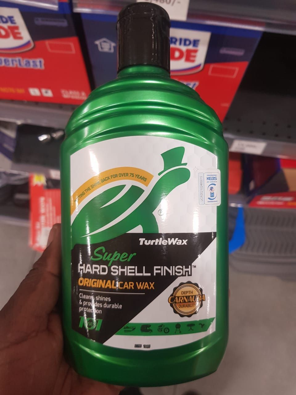 Turtle Wax Super Hard Shell Finish Original Car Wax