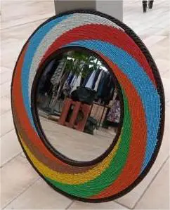 Beaded Mirror