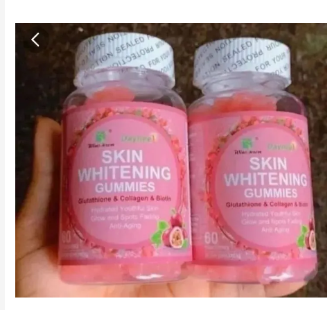 WinsTown Daynee Whitening Gummies Fudge L-Glutathione & Collagen Gummies Beauty Vitamin Anti-aging whitening gummies for Skin Supplement Youthing Glowing Skin Supplement