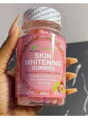 WinsTown Daynee Whitening Gummies Fudge L-Glutathione & Collagen Gummies Beauty Vitamin Anti-aging whitening gummies for Skin Supplement Youthing Glowing Skin Supplement