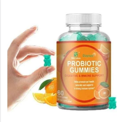 Daynee Probiotic Gummies Support for Digestive Health, Gut Balance, and Immune Function. tasty and convenient way to maintain a healthy digestive system and improve overall well-being. Formulated wi
