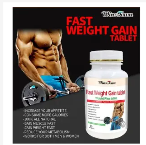 FAST WEIGHT GAIN TABLET SUPPLEMENTS Weight Gainer Herbal Capsules For Both Men And Women. They increase your appetite, gain weight fast, gain muscle fast and reduce your metabolism. Weight gainers