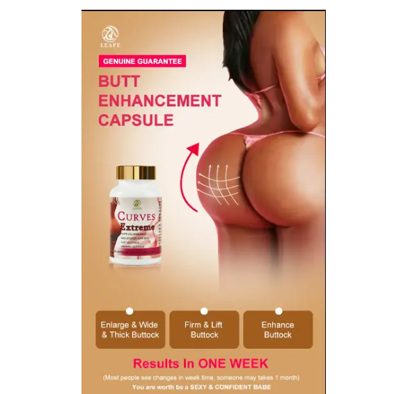 Curve Extreme Big Butt Enlargement Pills Buttock Enhancement; Butt And Hip Enlargement Firming Maca Capsule