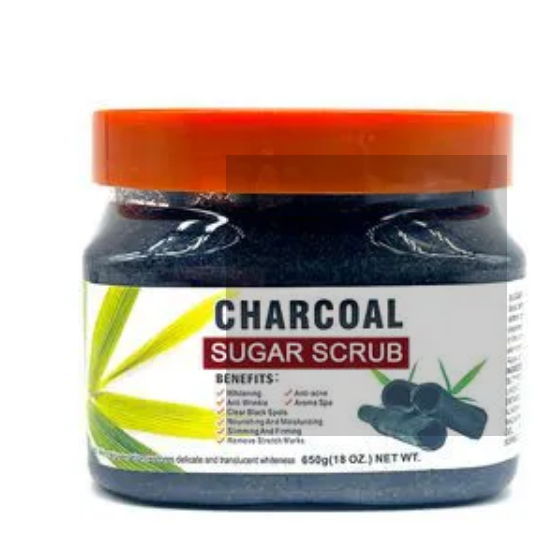 Dr. Meinaier 3 Days Face And Body Charcoal Sugar Scrub 650g