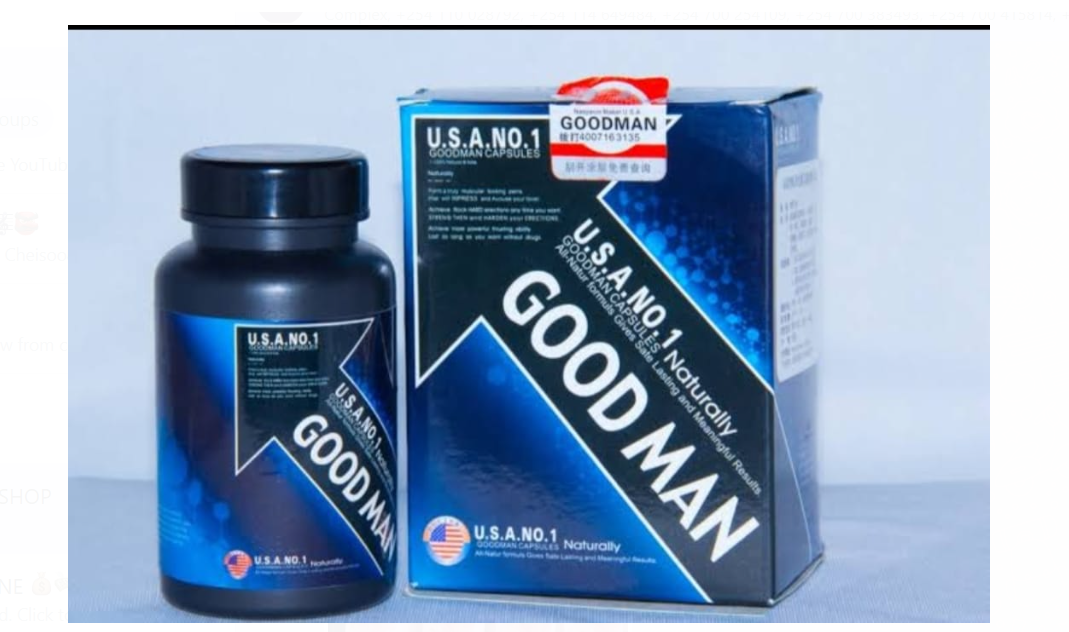 GoodMan Penis Enhancement & Erection & Sperm Booster Supplement 60 capsules