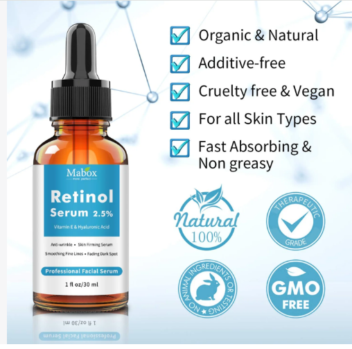 Mabox Retinol Serum Anti-aging Mabox Retinol Serum Remove Dark Spots