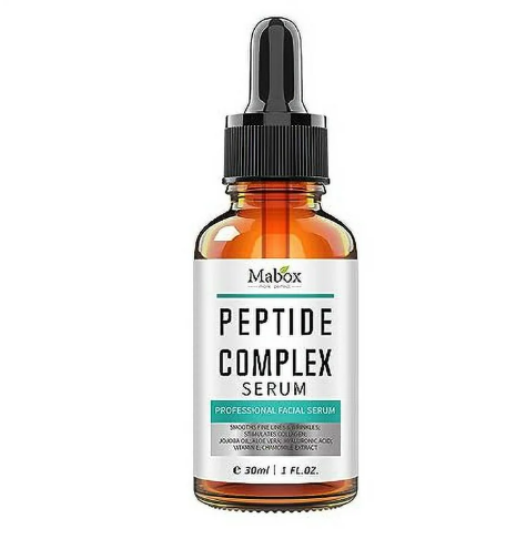 Mabox Peptide Complex Serum 30ml Reduce Fine Lines And Wrinkles, Aging Care, Firm Skin, Fragrance Free, Korean Skincare