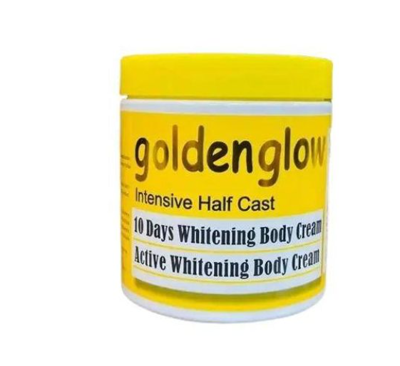 Goldenglow Intensive Half Cast 10days Whitening Body Cream 500ml Carrot Oil, Alpha Arbutin,Glutathione,Tumeric Moisturizing Cream Antioxidant Turmeric Golden Glow Vitamin C Cream 500ml