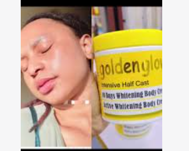 Goldenglow Intensive Half Cast 10days Whitening Body Cream 500ml Carrot Oil, Alpha Arbutin,Glutathione,Tumeric Moisturizing Cream Antioxidant Turmeric Golden Glow Vitamin C Cream 500ml