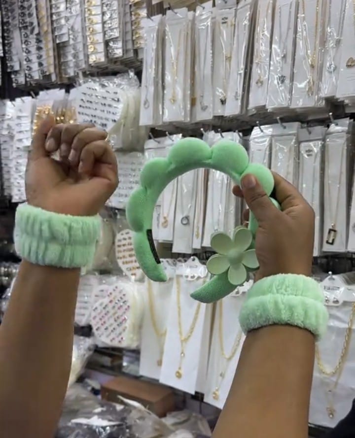 3 in 1 head bands,,,,,Wrist band+head band+hairclip