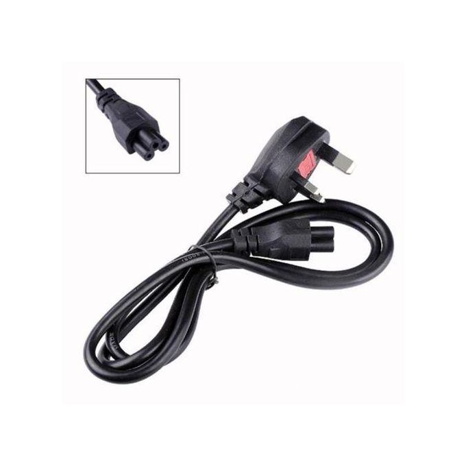 Generic fused 3 pin flower power cable/cord for laptop adapter charger