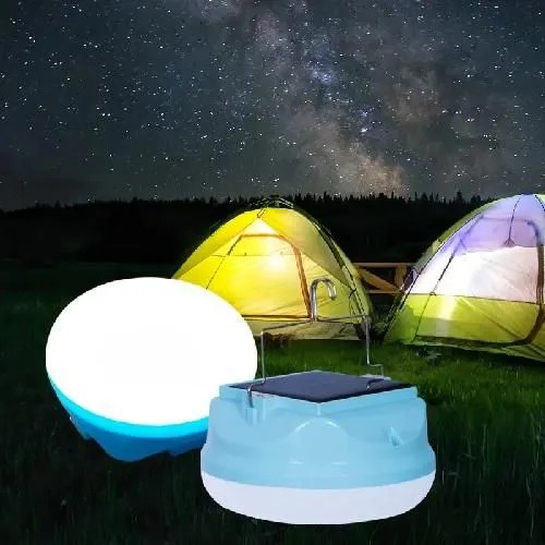 DP Light Solar Rechargeable Bulb Portable Indoor/Outdoor Waterproof Super Brightness ABS Plastic Housing Phone Power Bank Charge Led Solar Bulb with Hanging Hook Night Market street Vendor