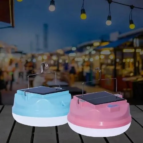 DP Light Solar Rechargeable Bulb Portable Indoor/Outdoor Waterproof Super Brightness ABS Plastic Housing Phone Power Bank Charge Led Solar Bulb with Hanging Hook Night Market street Vendor