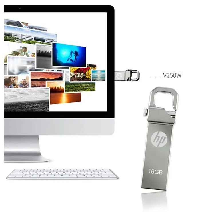 HP Original 16GB Flash Disk USB Flash Drive Smart USB 2.0/3.0 v250w // USB Exceptional Compact High Speed 16GB FLASH