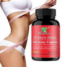 28 DAY Detox Flat Tummy Capsule Herbal Capsule for Body Detoxing, Burning Belly CAPSULES with Organic Green tea Detox and Weight Loss Women Multivitamins Capsules