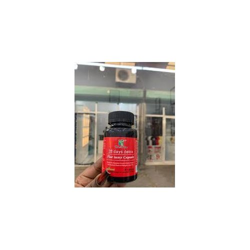 28 DAY Detox Flat Tummy Capsule Herbal Capsule for Body Detoxing, Burning Belly CAPSULES with Organic Green tea Detox and Weight Loss Women Multivitamins Capsules