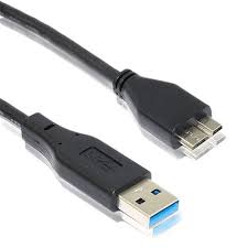 USB 3.0 Cable A To Micro B High Speed Upto 4.8Gbps Data Transfer Cable For Portable External Hard Drive