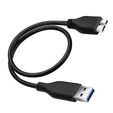 USB 3.0 Cable A To Micro B High Speed Upto 4.8Gbps Data Transfer Cable For Portable External Hard Drive