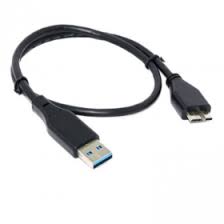 USB 3.0 Cable A To Micro B High Speed Upto 4.8Gbps Data Transfer Cable For Portable External Hard Drive