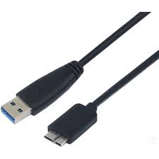 USB 3.0 Cable A To Micro B High Speed Upto 4.8Gbps Data Transfer Cable For Portable External Hard Drive