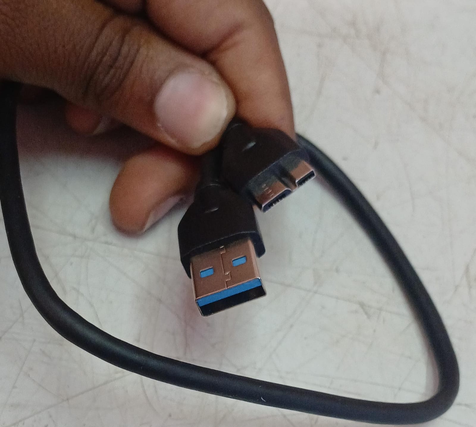 USB 3.0 Cable A To Micro B High Speed Upto 4.8Gbps Data Transfer Cable For Portable External Hard Drive