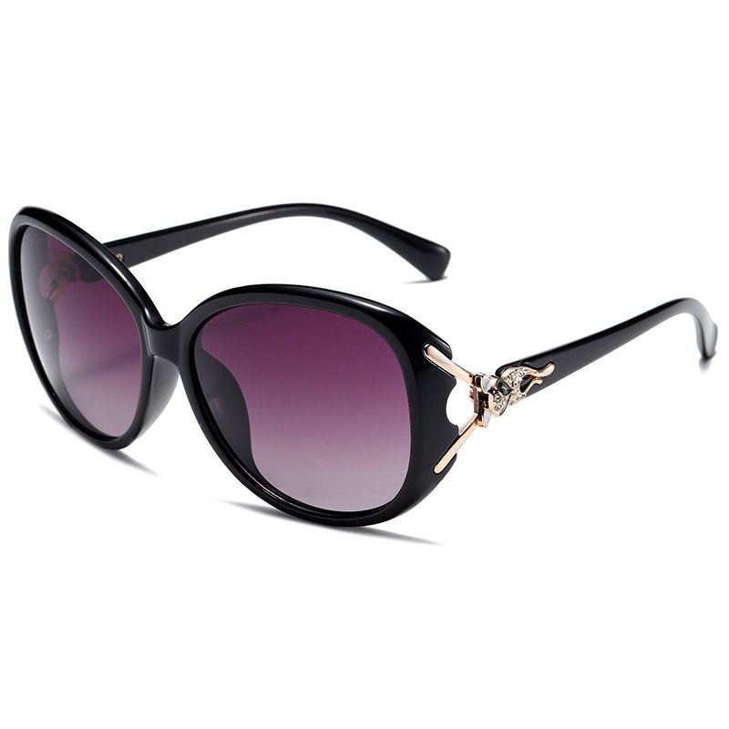 New style women's summer beach sunglasses fox head large frame anti-ultraviolet sunglasses