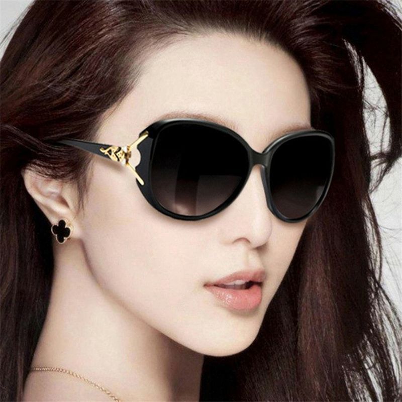 New style women's summer beach sunglasses fox head large frame anti-ultraviolet sunglasses