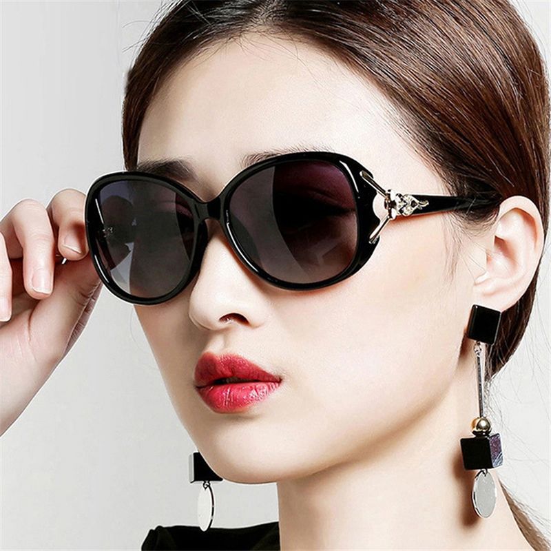 New style women's summer beach sunglasses fox head large frame anti-ultraviolet sunglasses