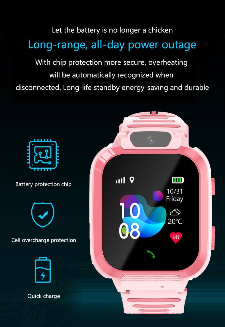 New smart watch children's waterproof phone watch photo smart reminder