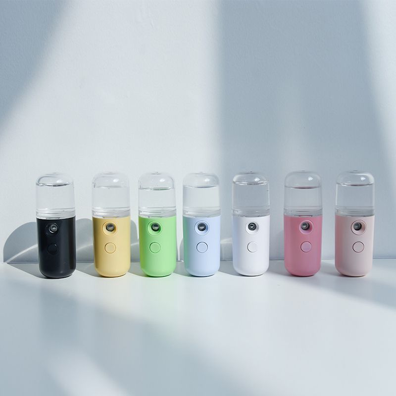 Rechargeable Hydrating Spray Humidifier Alcohol Disinfection Spray USB Rechargeable Cold Spray Mini Pocket Portable Nano Facial Spray Facial Steamer Facial Skin Care Tools