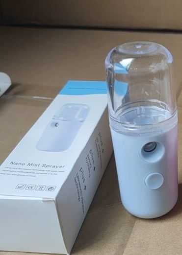 Rechargeable Hydrating Spray Humidifier Alcohol Disinfection Spray USB Rechargeable Cold Spray Mini Pocket Portable Nano Facial Spray Facial Steamer Facial Skin Care Tools