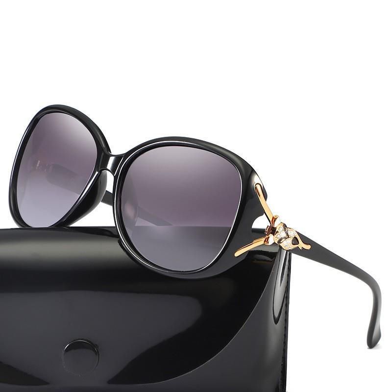 New style women's summer beach sunglasses fox head large frame anti-ultraviolet sunglasses