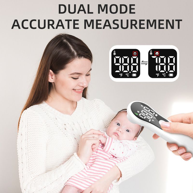Forehead temperature gun household baby adult thermometer handheld forehead temperature gun non-contact home medical grade forehead temperature gun forehead temperature gun