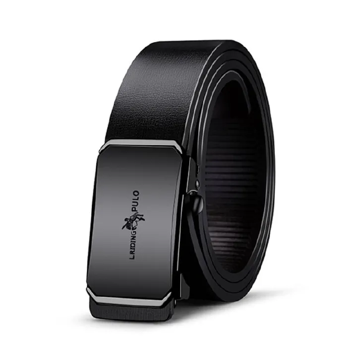 Men's genuine leather belt toothless automatic buckle hot sale fashion business all-match belt high-end belt