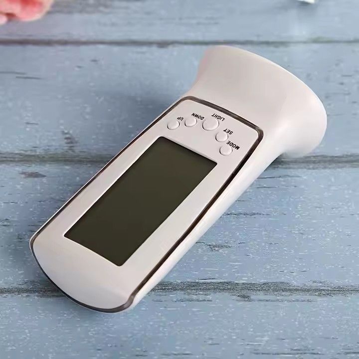 LED blue light digital electronic alarm clock snooze timer alarm clock home bedside luminous electronic clock time date temperature display clock