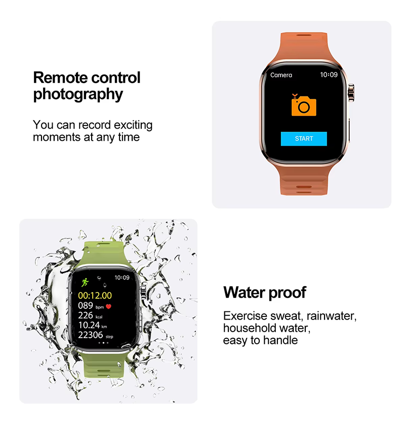 Smart Watch Bluetooth Call Message Push Heart Rate Blood Pressure Monitoring Smartwatch Men Women Outdoor Sports Waterproof Fitness Tracker High Quality Watch