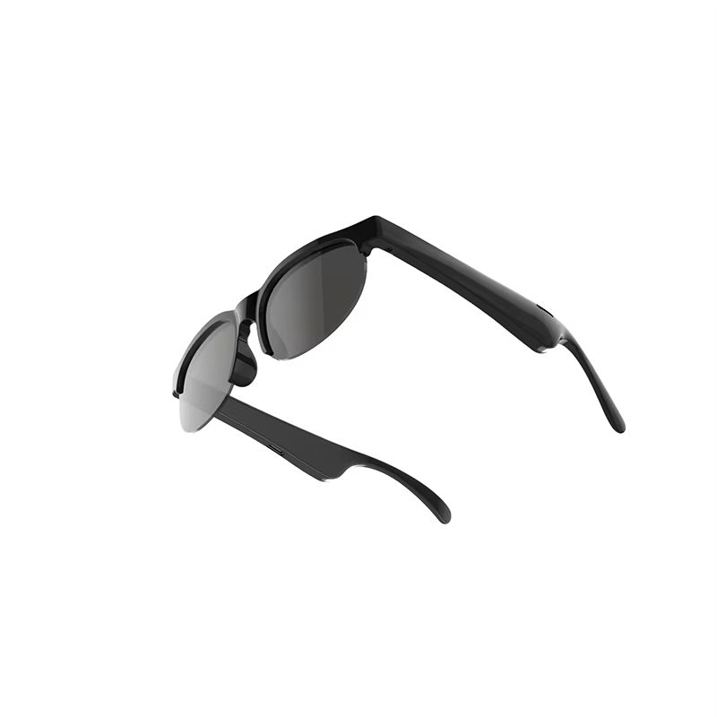 Smart Sunglasses 150 Languages ​​Real-time AI Translation, Binaural Wireless Stereo Smart Bluetooth Headset Glasses with Wireless HD Sun Protection Sunglasses for Outdoor Sports, Running and Cycling