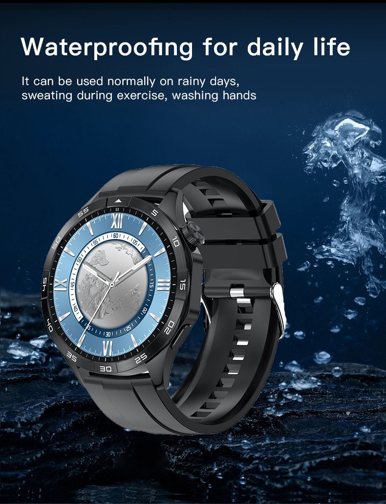 Smart Watch 2025 New Men Bluetooth Call Wireless Wristwatch Fitness Bracelet Heart Rate/Blood Pressure Monitor NFC Access Card Offline Payment Sport Waterproof Smartwatch Digital Sports Watches