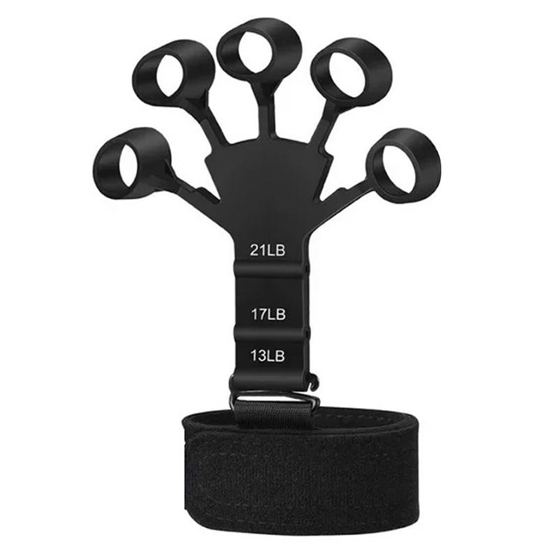 Finger Grip Finger Trainer Finger Puller Wrist Strengthener Basketball Corrector Vein Trainer Finger Exerciser Guitar Finger Exerciser Rehabilitation Therapy Tool Patient Hand Strength Trainer