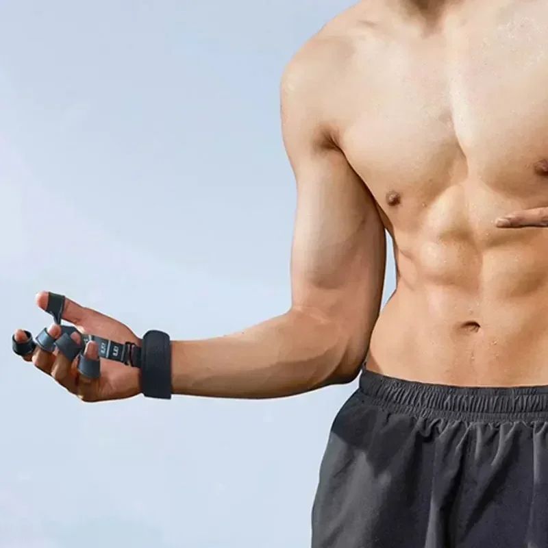 Finger Grip Finger Trainer Finger Puller Wrist Strengthener Basketball Corrector Vein Trainer Finger Exerciser Guitar Finger Exerciser Rehabilitation Therapy Tool Patient Hand Strength Trainer