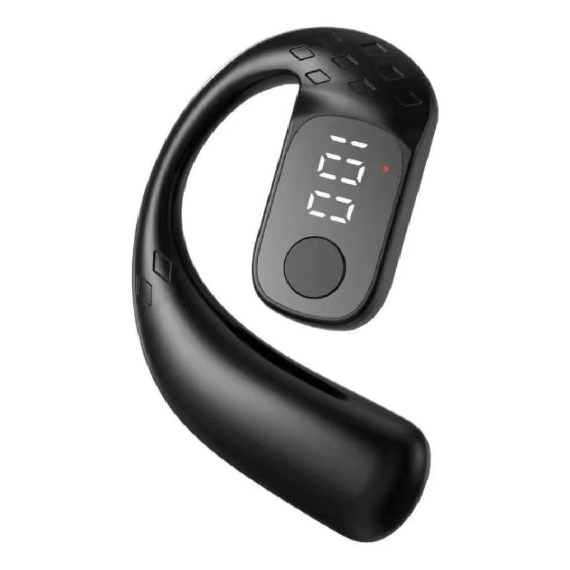 Bluetooth Earphones Neckband Wireless  Earbuds Stereo High-definition Waterproof Ultra Long Endurance Digital Display Sports Bluetooth Earpods Ear-Hook Left And Right Ears Can Be Rotated Adjusted