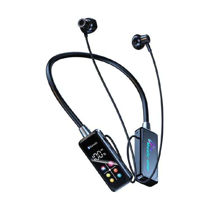 Sports Earphones Two Ears in-ear  Wireless Bluetooth Earpods  Neckband Earphones Earbuds  Ultra-Long Standby Ear Return Monitoring Card Plug-in Noise Reduction Comfortable And Stylish High Quality