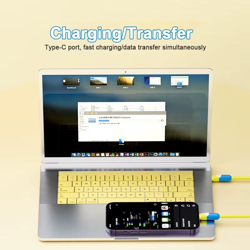 USB Charger Cable Type-c Super Fast Charging Mobile Phone Data Cable 6A High Current Charging Cable Suitable Cables for most mobile phones Huawei, Samsung, Transsion, Xiaomi, OPPO, Realme, ete